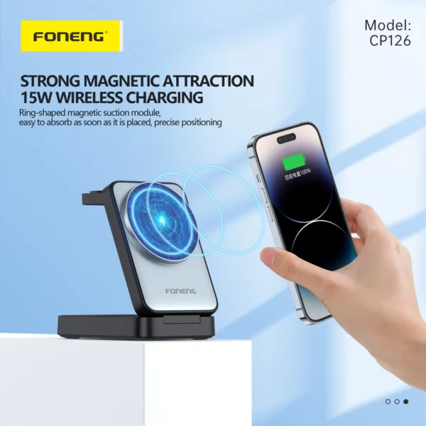 3-in-1 Magnetic Charging Stand 15W