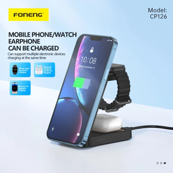 3-in-1 Magnetic Charging Stand 15W