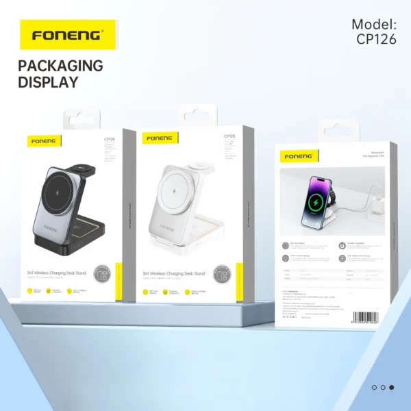 3-in-1 Magnetic Charging Stand 15W