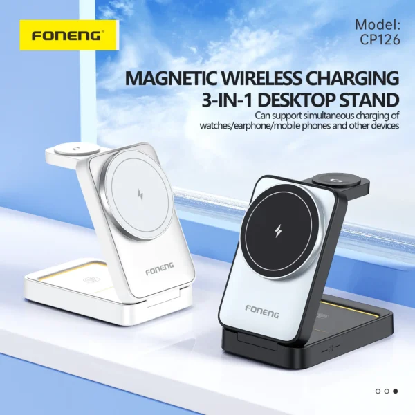 3-in-1 Magnetic Charging Stand 15W