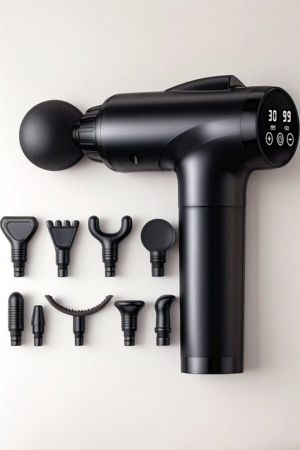 Percussion Massage Gun - 6 Speeds - Black